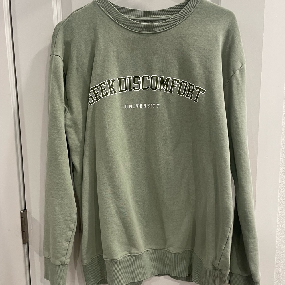 Green Seek Discomfort Sweatshirt